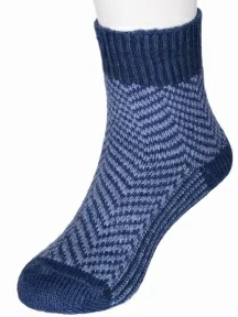 Комплект из 3 пар детских полушерстяных носков RuSocks (Орудьевский трикотаж), 3-Д-382, ДЖИНС