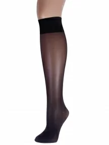Комплект из 2 пар женских гольфов Conte, 21С-185СП/PUDRA 20, Nero, черные