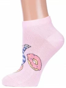 Женские носки Брестские (БЧК), 23С1160, рис. 615, БЛЕДНО-РОЗОВЫЕ