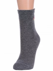 Женские спортивные носки Брестские (БЧК), 23С1155, рис. 581, ТЕМНО-СЕРЫЕ МЕЛАНЖ
