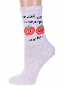 Спортивные носки Брестские (БЧК), 21С4201, рис. 153, СВЕТЛО-СЕРЫЕ МЕЛАНЖ