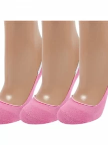 Комплект из 3 пар женских подследников ХОХ, 3-SG-1301, РОЗОВЫЕ