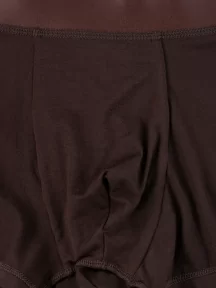 Мужские трусы-боксеры из вискозы Tuosite, TS7801-1, КОРИЧНЕВЫЕ