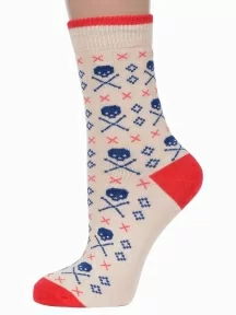 Носки unisex ХОХ FANTASY, XF-35, БЕЖЕВЫЕ