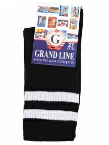 Спортивные носки GRAND LINE, С-109, ЧЕРНЫЕ