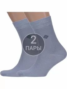 Комплект из 2 пар мужских носков ХОХ, 2-X-1205, СЕРЫЕ