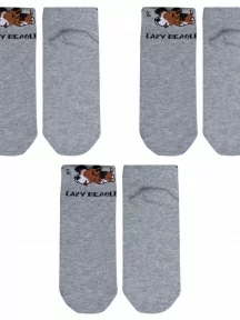 Комплект из 3 пар детских носков Гамма, 3-С1707, СВЕТЛО-СЕРЫЕ МЕЛАНЖ