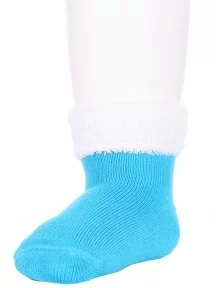 Детские махровые носки LORENZline, Л35, БИРЮЗОВЫЕ