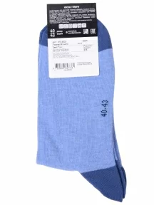 Носки унисекс Брестские (БЧК), 21С4200, рис. 215 ГОЛУБЫЕ МЕЛАНЖ