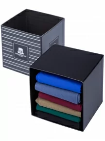 Набор мужских носков из мерсеризованного хлопка, 6 пар (ТМ Sergio di Calze), PG-17SC6-6, темный микс