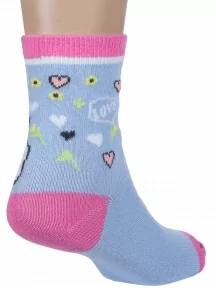 Детские носки "Борисоглебский трикотаж", 8С226/1, ГОЛУБЫЕ