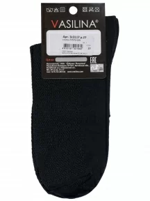 Мужские носки VASILINA, 3С3117, ЧЕРНЫЕ