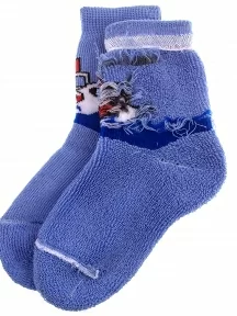 Детские махровые носки Альтаир, С108, ГОЛУБЫЕ