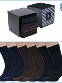 Набор мужских носков из микромодала, 6 пар (ТМ Sergio di Calze), PG-15SC2-6, микс