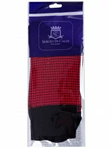 Мужские бамбуковые носки Sergio Di Calze (PINGONS), 17SC5, КРАСНЫЕ