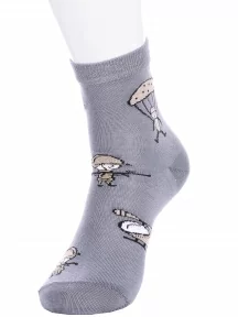 Детские носки LORENZline, П34, СЕРЫЕ