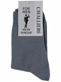 Мужские носки CAVALLIERE (RuSocks) СЕРЫЕ (С-330)