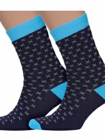 Комплект из 2 пар носков ХОХ FANTASY, 2-XF, XF-46 ТЕМНО-СИНИЕ