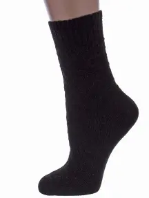Женские полушерстяные носки RuSocks (Орудьевский трикотаж) ЧЕРНЫЕ (Ж3-38847)