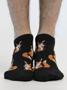 Короткие носки unisex St. Friday Socks, SS21-990-19, "Белочка пришла"