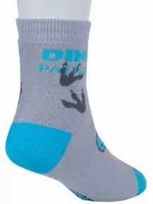 Комплект из 3 пар детских махровых носков Гамма, 3-С509, рис. 2, СВЕТЛО-СЕРЫЕ