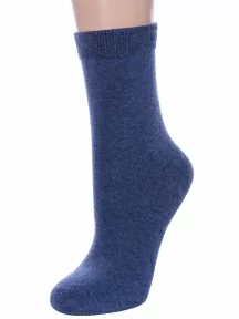 Женские высокие носки Sergio Dallini, SGS014-9, СИНИЕ