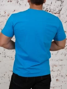 Мужская футболка TIME FIRE, TF21_06, ГОЛУБАЯ