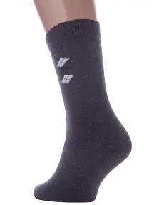 Мужские махровые носки RuSocks (Орудьевский трикотаж) ТЕМНО-СЕРЫЕ (М3-33065)