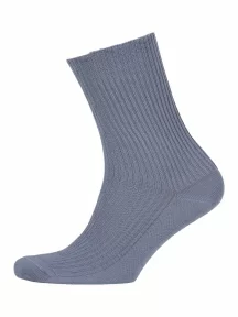 Мужские медицинские носки из 100% хлопка Брестские (БЧК), 14С2221, рис. 009, СВЕТЛО-СЕРЫЕ