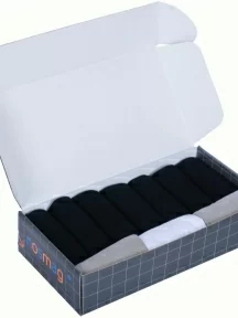 Набор из 10 пар мужских носков "Бизнес" (RuSocks / Орудьевский трикотаж), РуС-10, микс 4