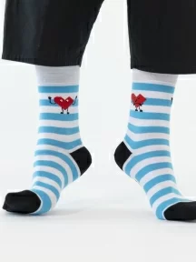 Носки unisex St. Friday Socks, tel-1067-02, "Морская люболь"