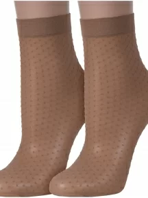 Комплект из 2 пар женских носков Conte, 2-16С-127СП, БРОНЗОВЫЕ