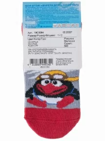 Детские короткие носки "Смешарики" Брестские (БЧК), 19С3094, рис. 543, СВЕТЛО-СЕРЫЕ
