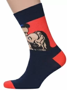 Мужские носки MSCLUB №М32, nm-343, ТЕМНО-СИНИЕ