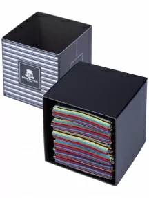 Набор мужских носков из мерсеризованного хлопка, 6 пар (ТМ Sergio di Calze), PG-16SC3-6, ЧЕРНЫЕ