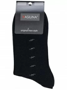 Мужские носки VASILINA, 8С3166, ЧЕРНЫЕ