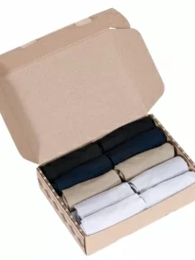 Набор из 10 пар коротких бамбуковых носков (ТМ Grinston socks), PG-15D33-10k, микс