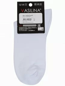 Мужские носки VASILINA, 3С3117, БЕЛЫЕ