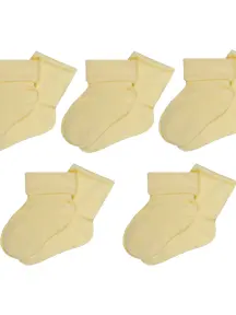 Комплект из 5 пар детских носков RuSocks (Орудьевский трикотаж) ЛИМОННЫЕ (5-Д-107)