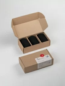 Набор из 3 пар мужских носков MSCLUB, 3-ПН-01, ЧЕРНЫЕ