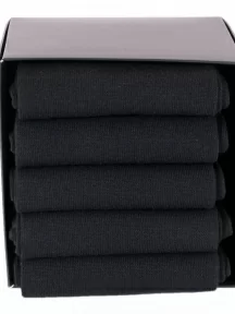 Набор мужских носков из хлопка CORESPUN , 5 пар (ТМ Sergio di Calze), PG-15SC4-5, черные