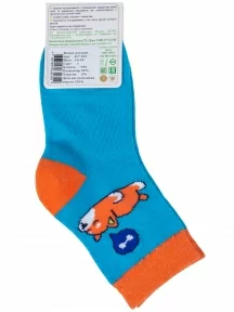 Детские носки "Борисоглебский трикотаж", 8С913, БИРЮЗОВЫЕ