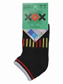 Детские спортивные носки ХОХ, SPD-15, ЧЕРНЫЕ