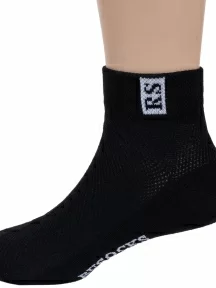 Детские носки с сеточкой RuSocks (Орудьевский трикотаж) ЧЕРНЫЕ (Д-36)