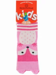 Детские носки Брестские (БЧК), 18С3086, рис. 269, РОЗОВЫЕ