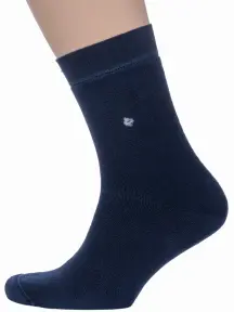 Мужские махровые носки RuSocks (Орудьевский трикотаж) ТЕМНО-СИНИЕ (М-188)