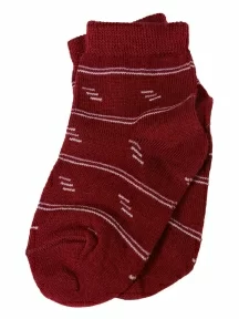 Детские полушерстяные носки "НАШЕ" Смоленской чулочной фабрики, 236С2, рис. 1, БОРДОВЫЕ №125-2