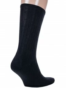 Мужские медицинские шерстяные носки Dr. Feet (PINGONS), 15DF4, ЧЕРНЫЕ