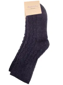 Женские полушерстяные носки RuSocks (Орудьевский трикотаж) ТЕМНО-СИНИЕ (Ж-185)