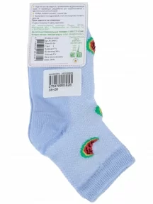Детские носки "Борисоглебский трикотаж", 8С3000/2, ГОЛУБЫЕ